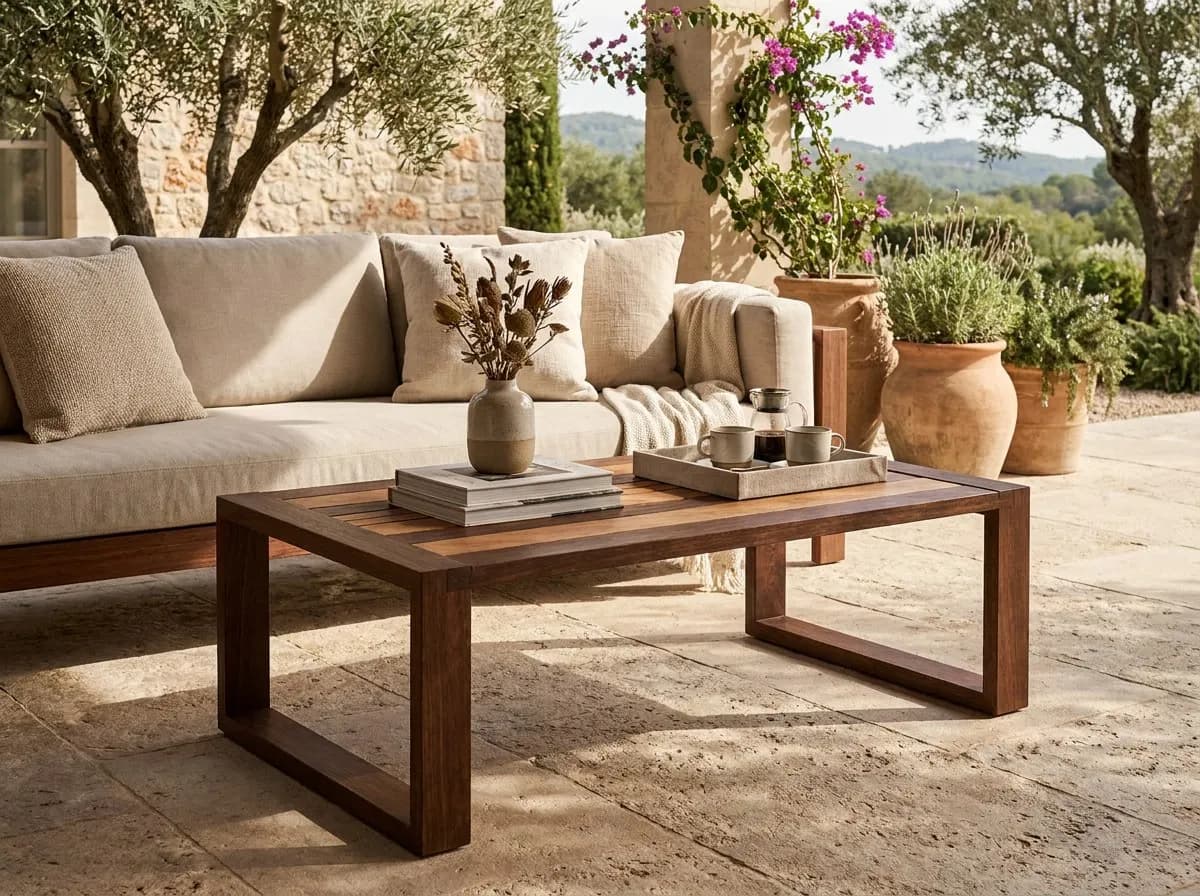 «Trama» Outdoor Coffee Table course at Made de Madera
